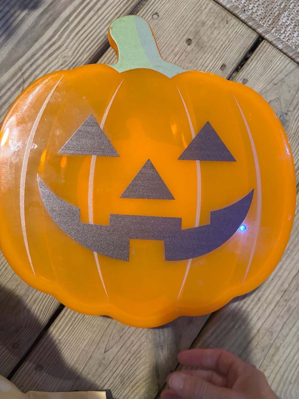 Cook With Color HWSNKTG9 Halloween Pumpkin Divided Snack Box